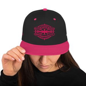 Snapback Hat Protector Seal Pink