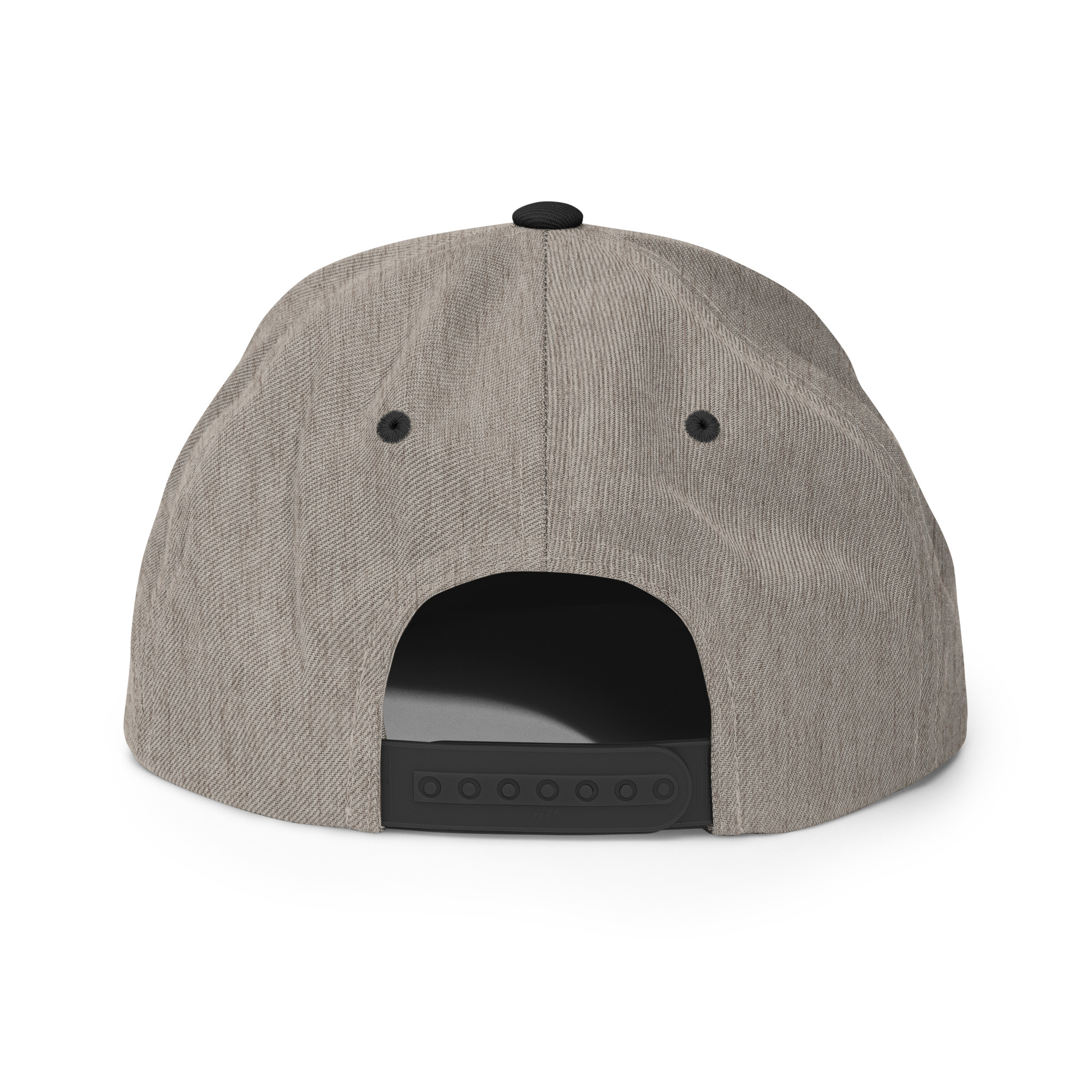 Snapback Hat Protector seal Silver on Black - Image 2