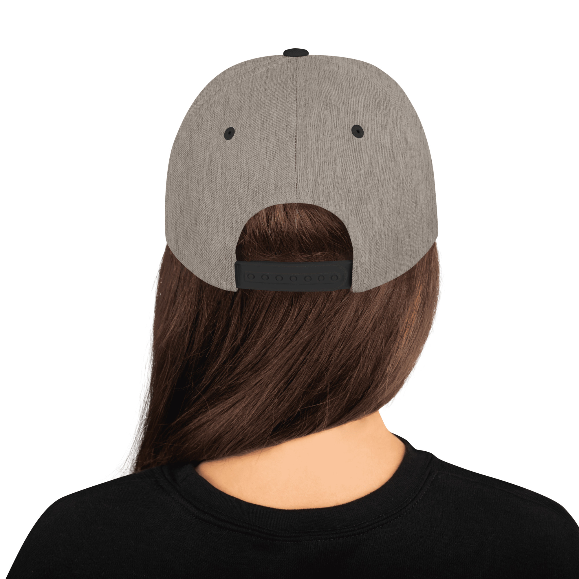 Snapback Hat Protector seal Silver on Black - Image 37