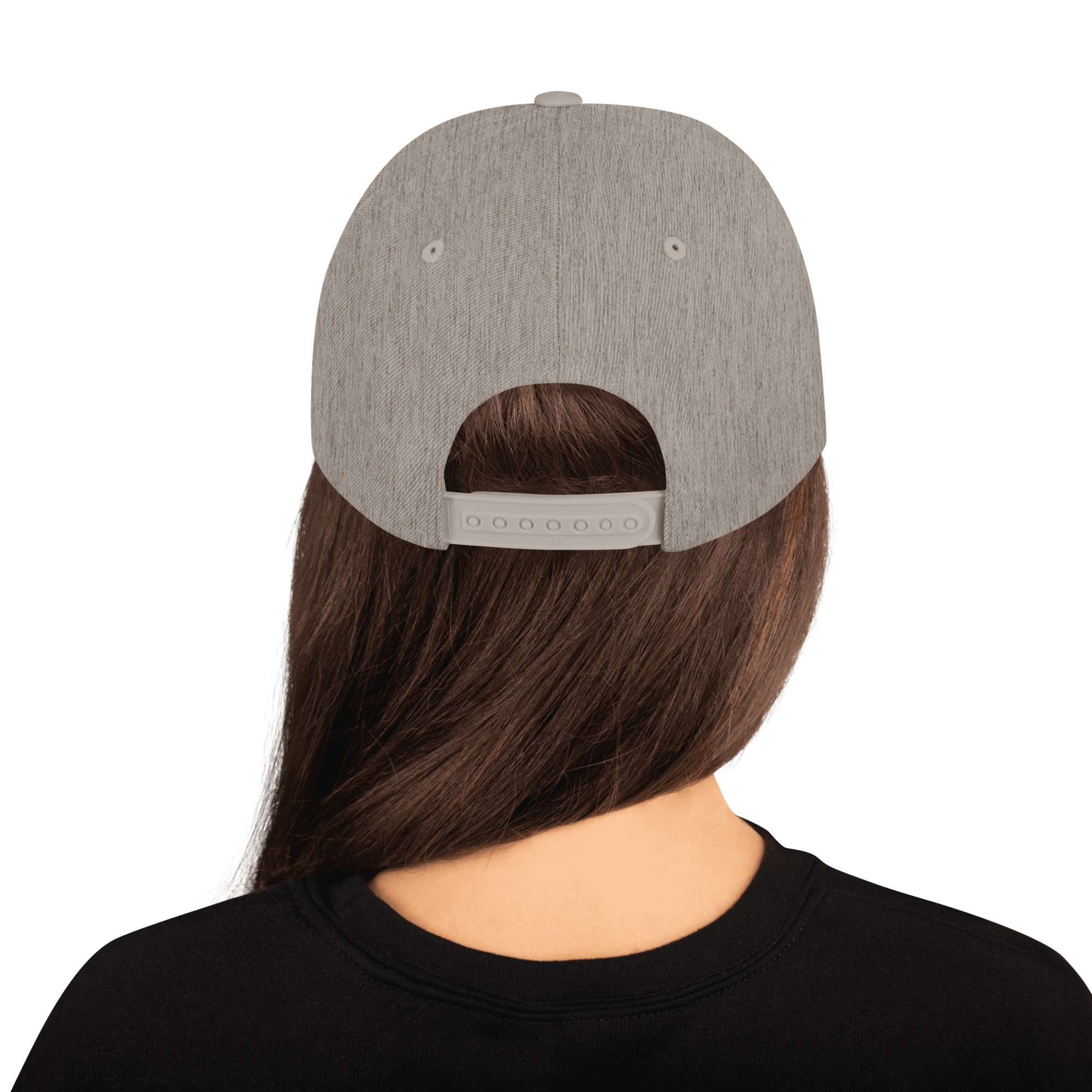Snapback Hat Protector seal Silver on Black - Image 44