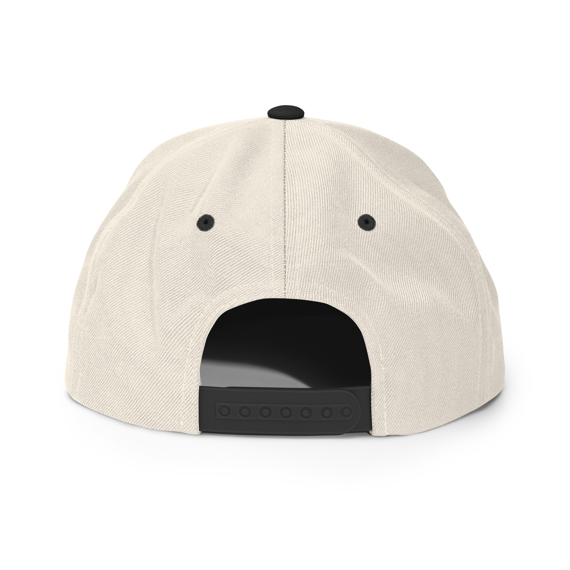 Snapback Hat Protector seal Silver on Black - Image 5