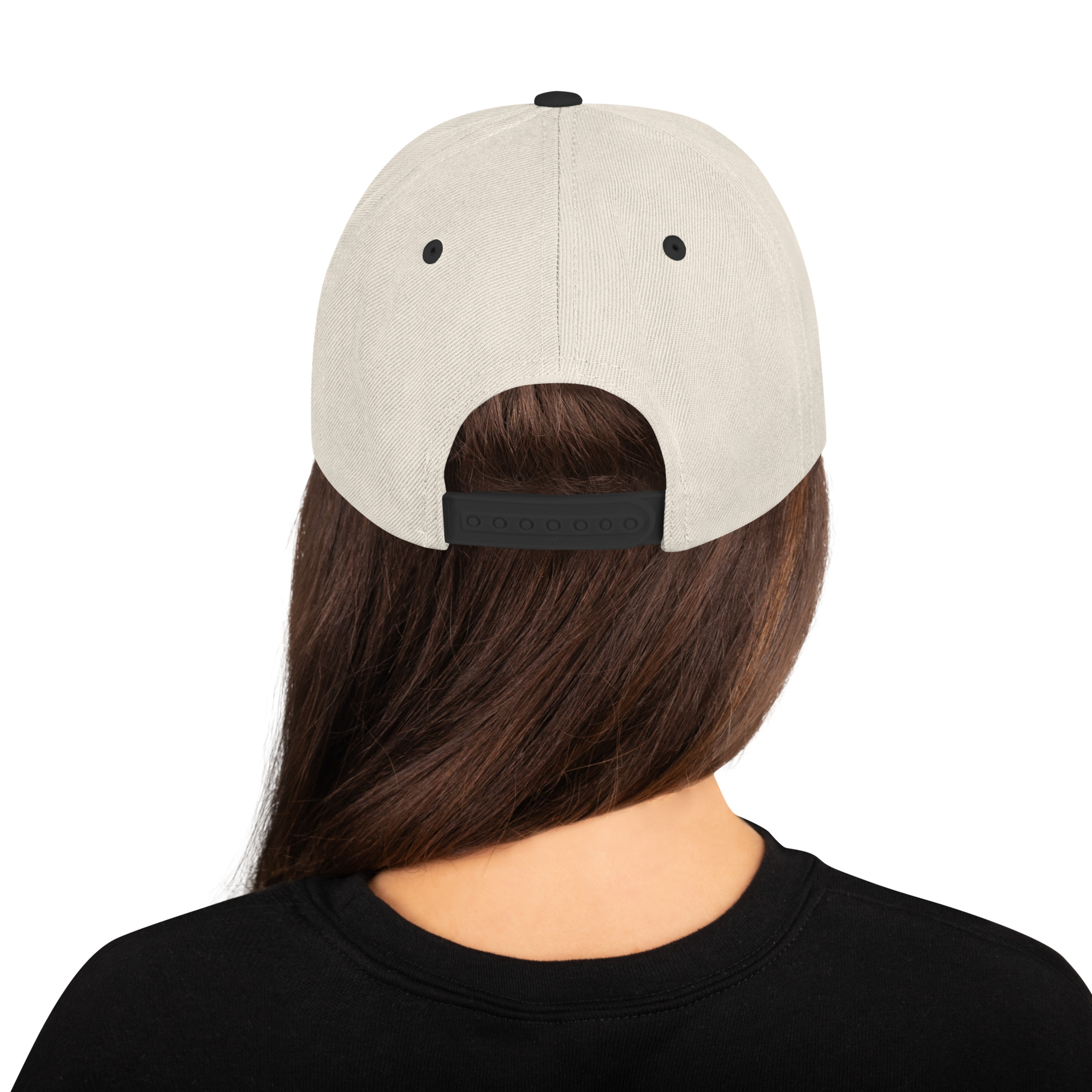 Snapback Hat Protector seal Silver on Black - Image 47