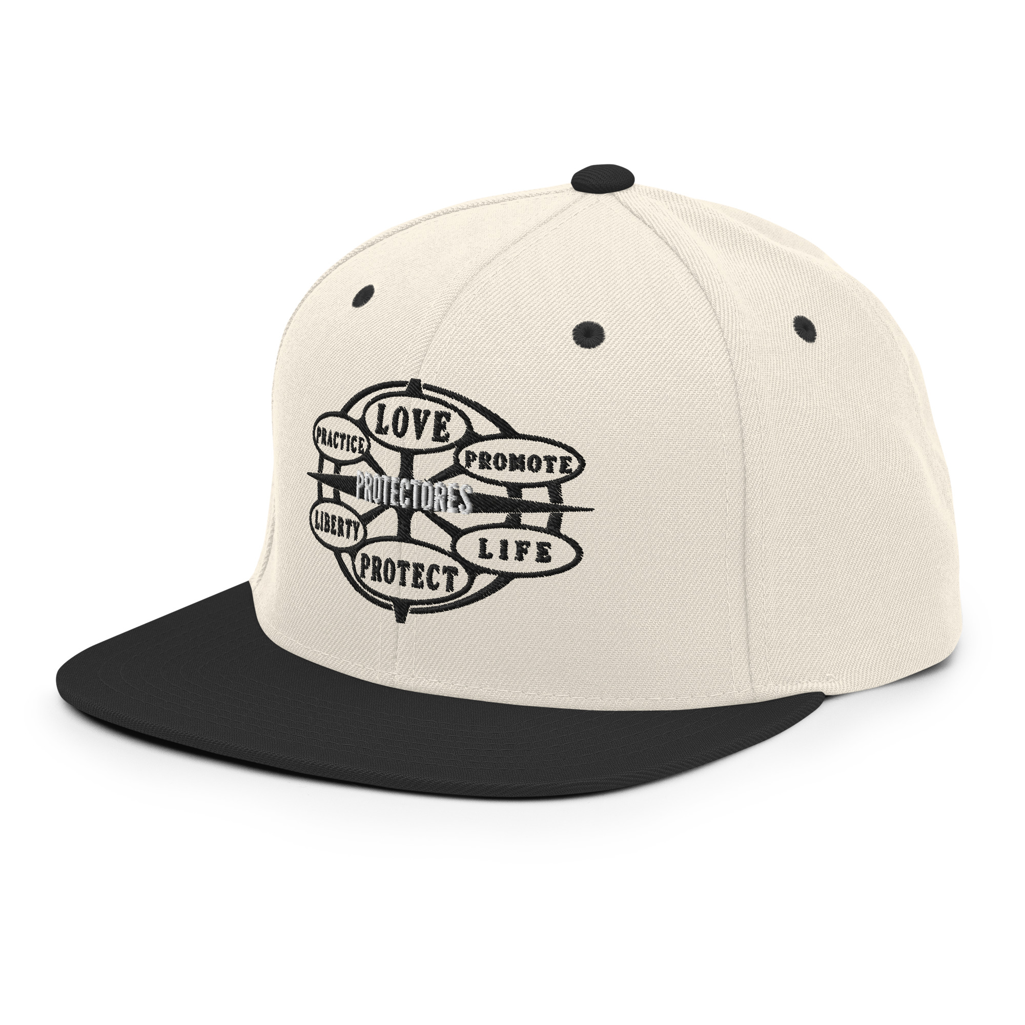 Snapback Hat Protector seal Silver on Black - Image 29