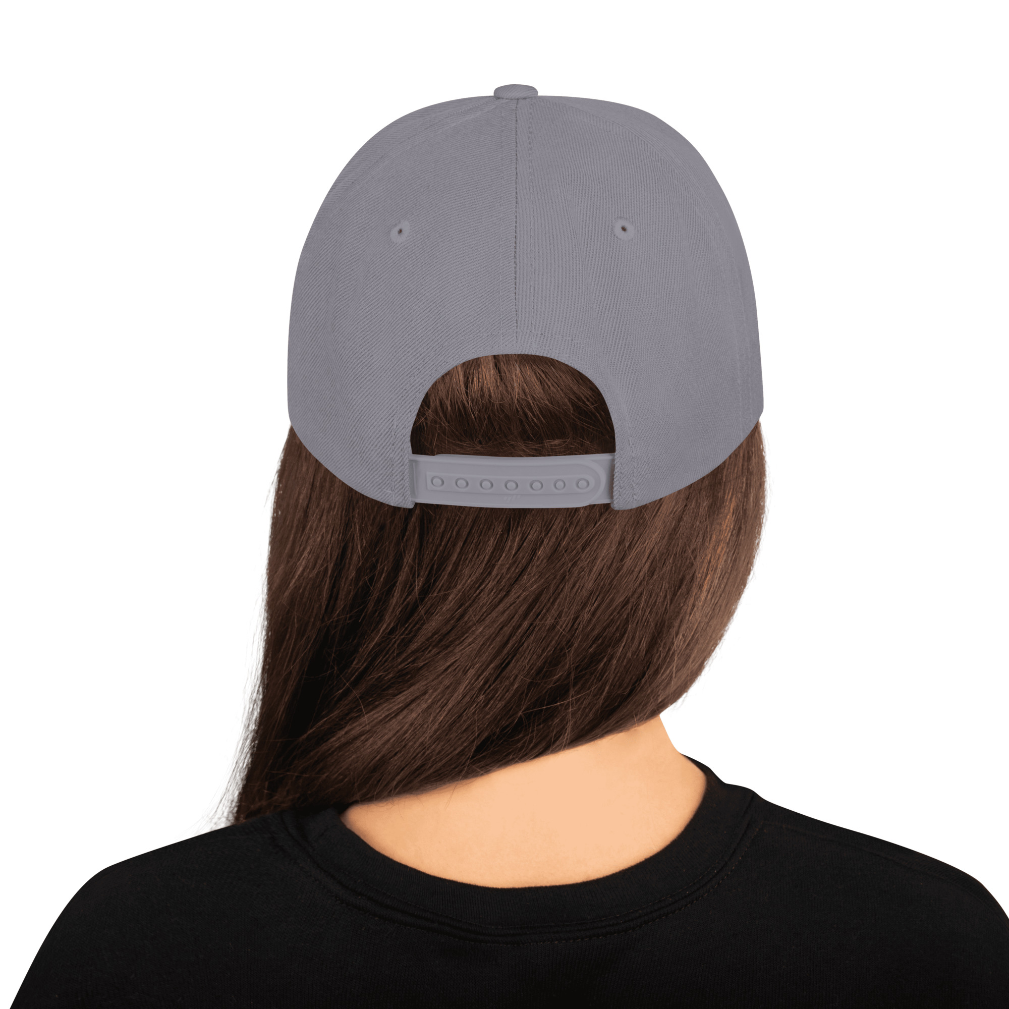 Snapback Hat Protector seal Silver on Black - Image 33