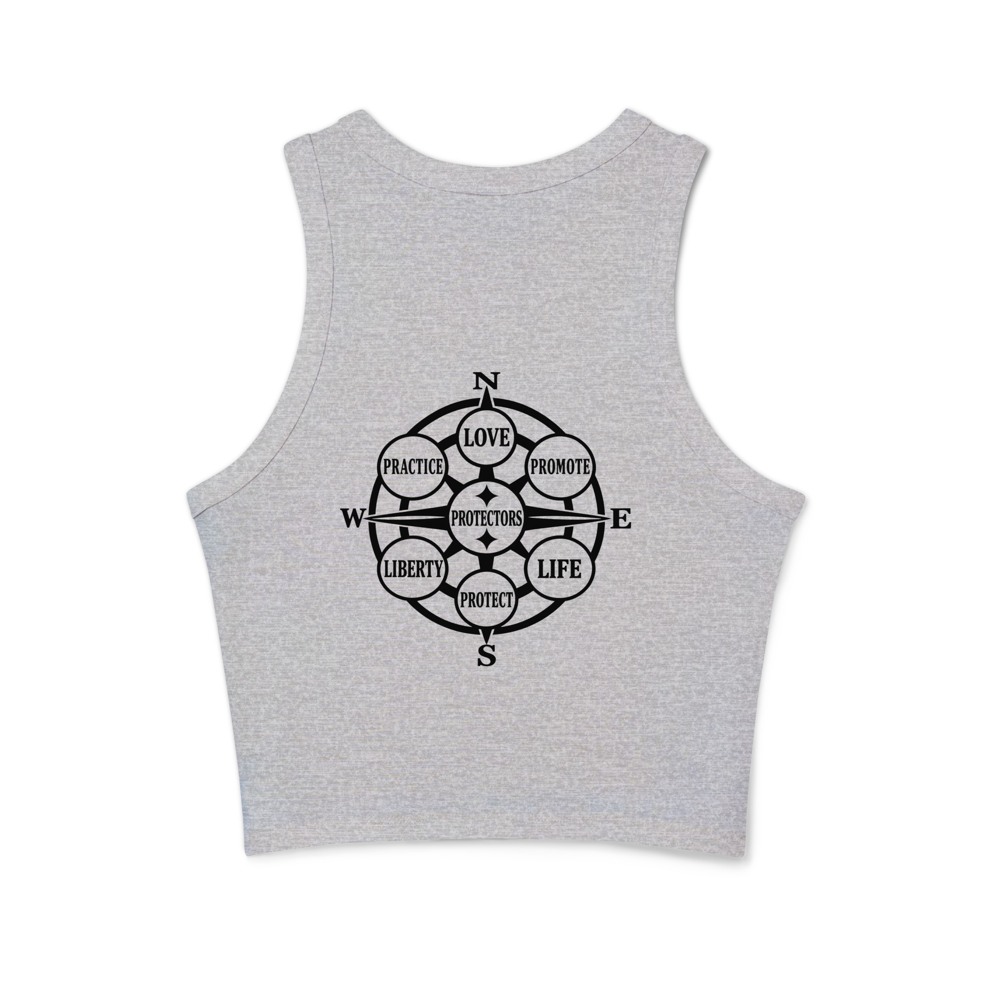 Women's micro rib racer tank top Protectors seal - Image 7