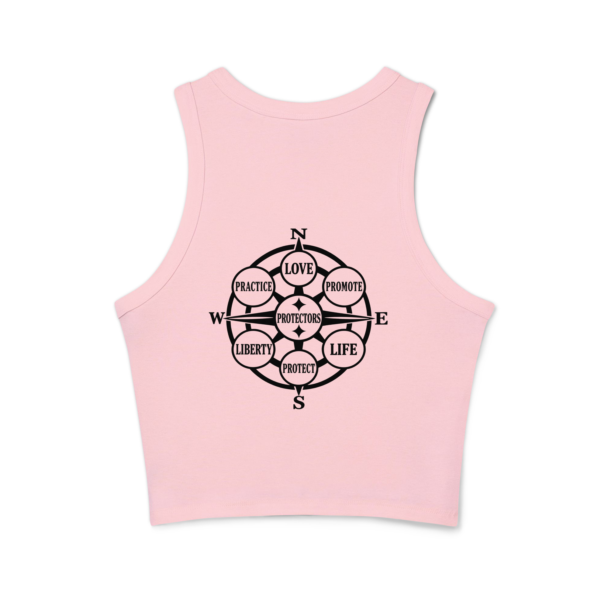 Women's micro rib racer tank top Protectors seal - Image 6