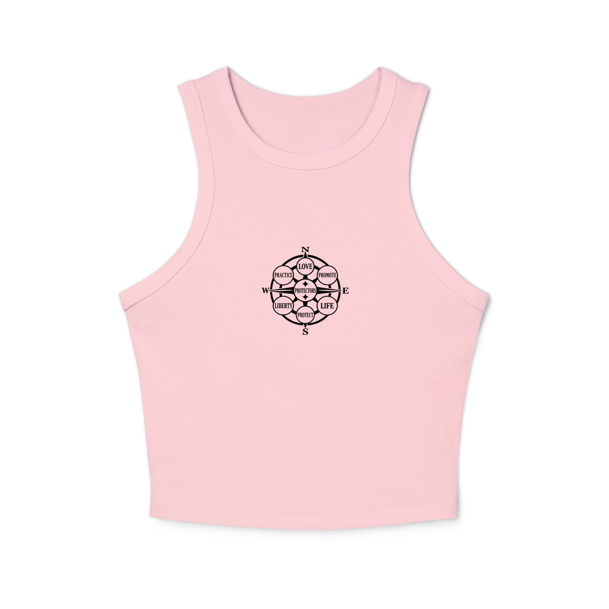 Women's micro rib racer tank top Protectors seal - Image 2